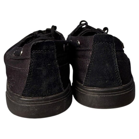 Timberland Shoes Mens Size 9.5 Black Hookset Canvas Casual Boat Lace‎ up - Picture 7 of 8